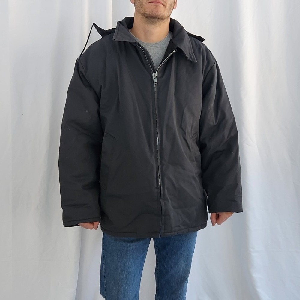 Vintage Gray Insulated‎ Utility Jacket
